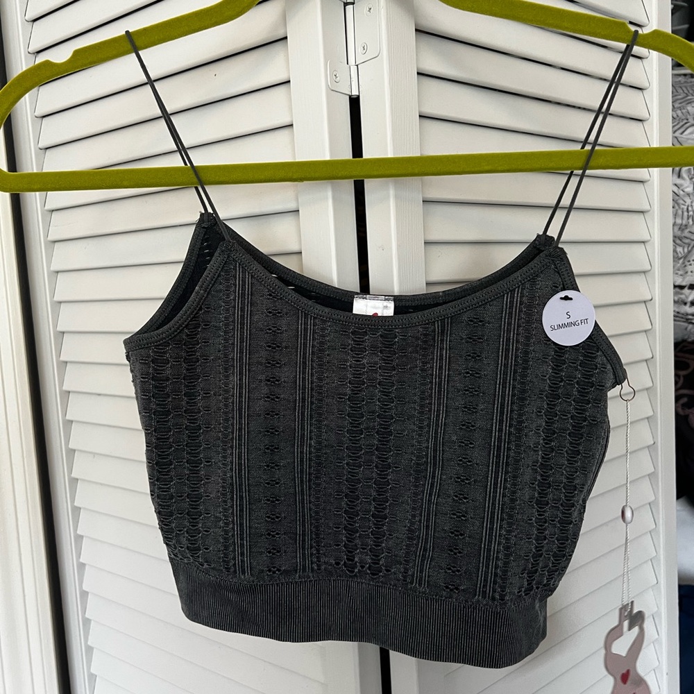 Brand new spaghetti strap crop top